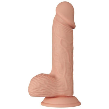 Dildo Realistico con Ventosa e Testicoli - 14 cm di Inserimento
